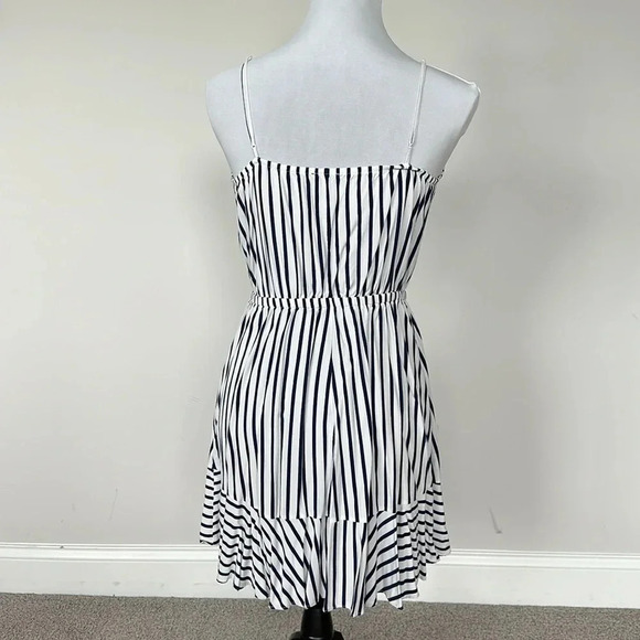 Express Blue and White Striped Dress Sz SM - Picture 4 of 8
